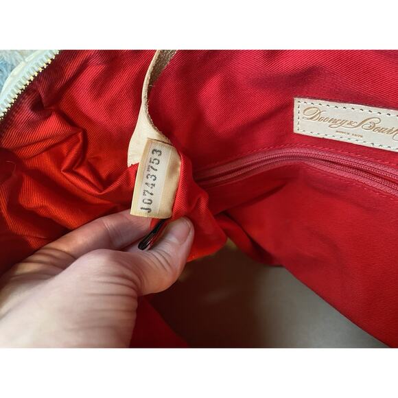 Dooney & Bourke Pocketbook White Patent Leather Large Nina Handbag - Picture 9 of 16